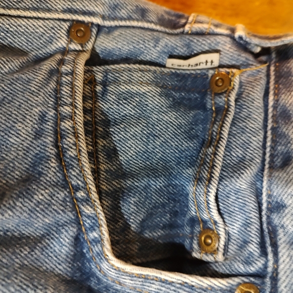 Men's Carhartt 5-pocket blue jeans size 50 x30 - Picture 7 of 8